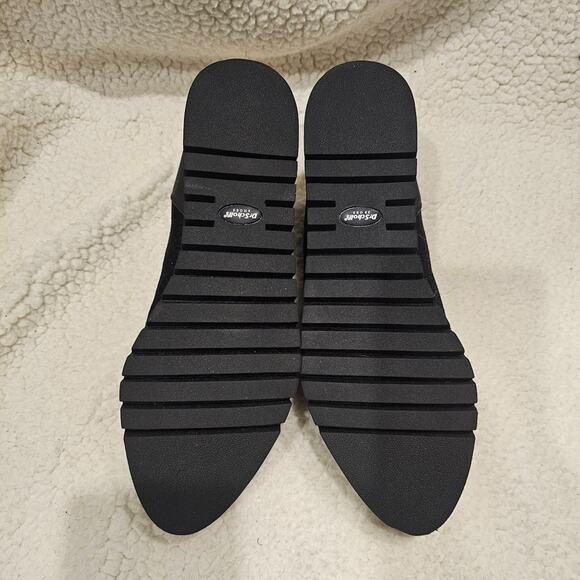 Dr Scholls Insane Shootie Ankle Boots Loafer Faux Suede Perforated Women Sz 8.5 - Picture 3 of 9